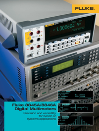 Thumbnail of document Data Sheet - 8846A 6.5 Digit Precision Multimeters